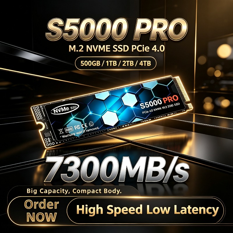 M.2 Nvme 4Tb Pcie 4.0 Ssd - NOUVEAU disque dur SSD M.2 S5000