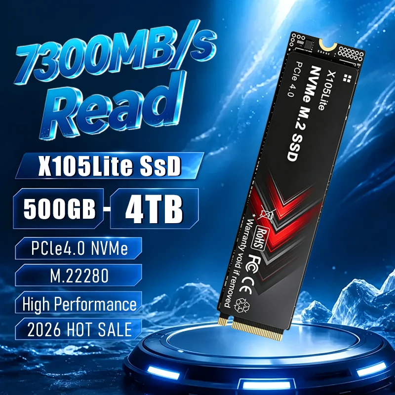NOUVEAU X105Lite 500GB-4TB SSD - M.2 Nvme 4Tb Pcie 4.0 Ssd avis et prix