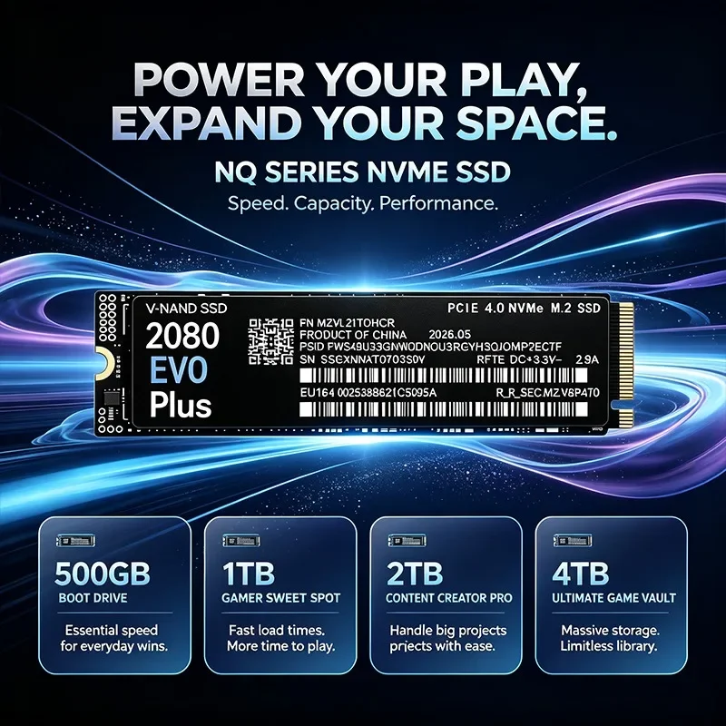 Disque SSD interne pour jeux 2 - M.2 Nvme 4Tb Pcie 4.0 Ssd avis et prix