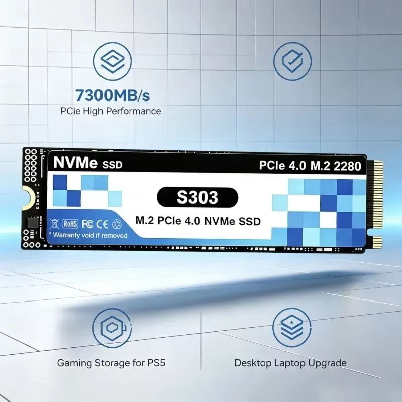 SSD interne S303 M.2 NVMe, 500 - M.2 Nvme 4Tb Pcie 4.0 Ssd avis et prix