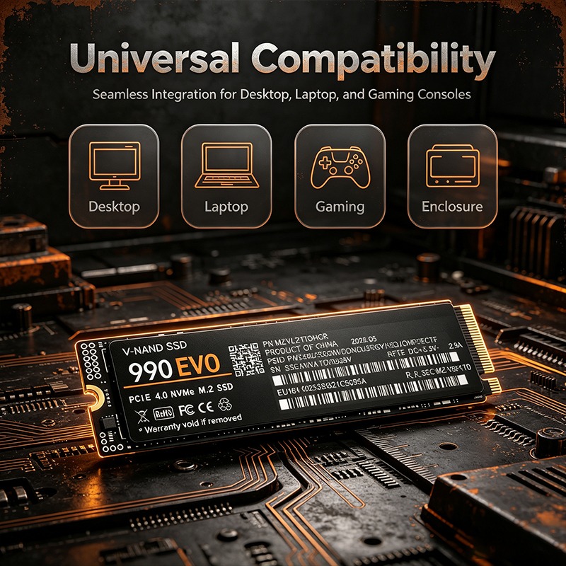 990 EVO M.2 2280 NVMe PCIe 4.0 - M.2 Nvme 4Tb Pcie 4.0 Ssd avis et prix