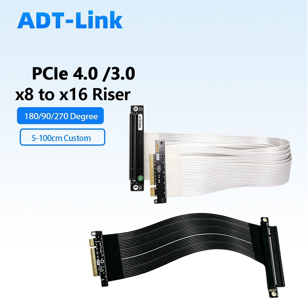 Câble Riser ADT-Link PCIe 4.0  - Pcie 4.0 X16 Riser Cable 90 Degree avis et prix